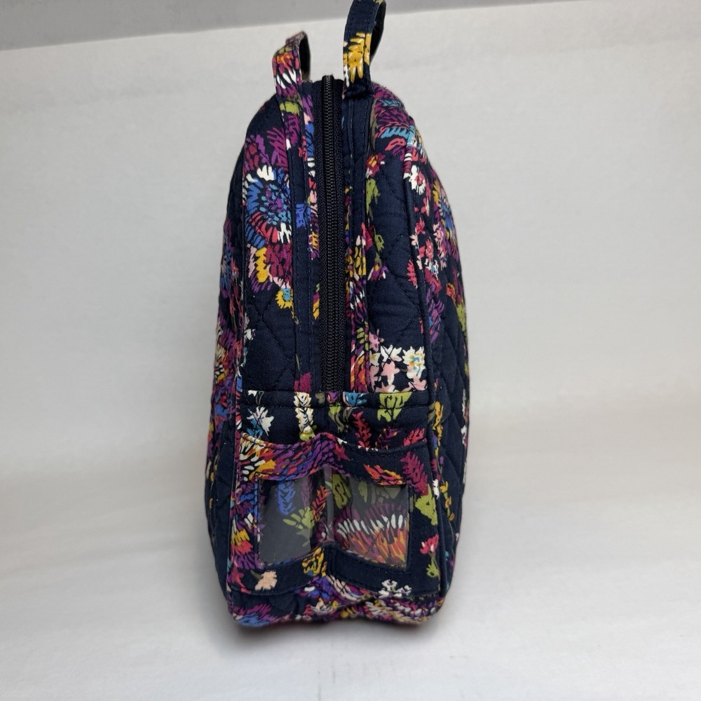 Vera Bradley Lunch Bunch Bag Insulated Lunchbox Midnight Wildflowers Floral - Picture 3 of 9
